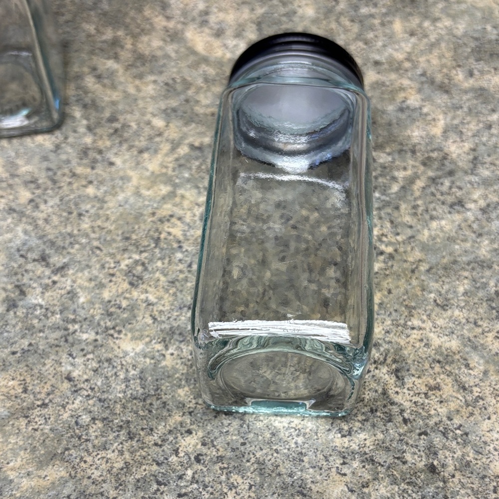 Glass Storage Jars with Black Lids - Picture 3 of 5